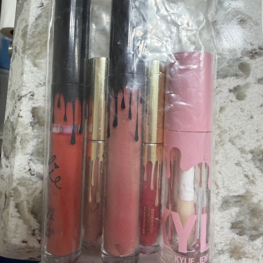Kylie Cosmetics Lip Kit Set - Red, Pink, and Nude